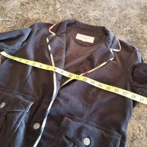 Burberry Brown Corduroy Blazer Single Breasted - Picture 4 of 14